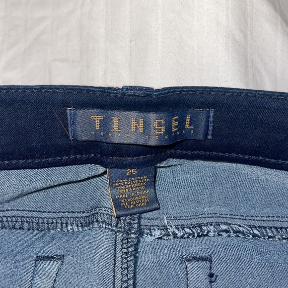 TINSEL DENIM COUTURE WOMENS JEANS NWT SZ 25 - Picture 4 of 5